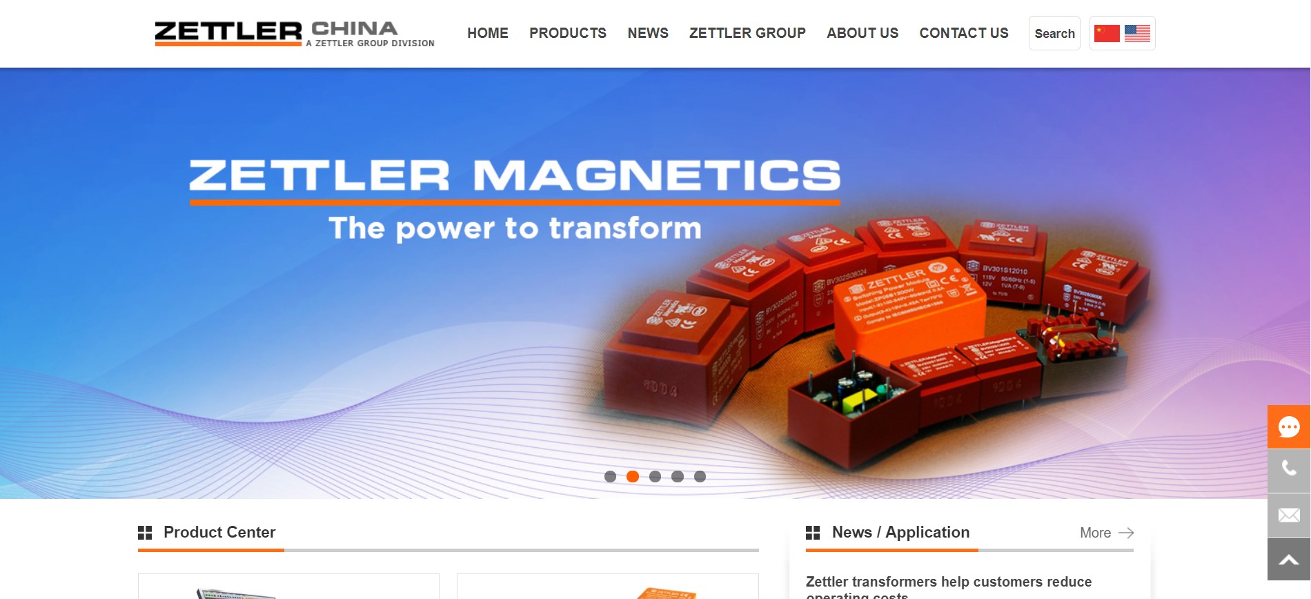Zettler Group China launches upgraded version of its website