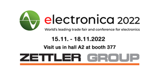 ZETTLER Group introduces series of product solutions in Munich electronica 2022